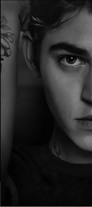 Intense_ Gaze_ Portrait Wallpaper