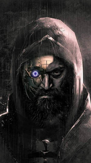 Intense Portrait Of Garuda From Kgf Chapter 2 Wallpaper