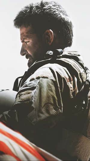 Intense Soldier Profile Wallpaper
