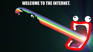 Internet Rainbow Funny Meme Wallpaper