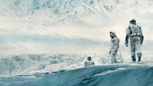 Interstellar Ice Astronauts Poster Wallpaper