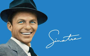 Intricate Portrait Of Frank Sinatra Wallpaper