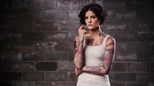 Intriguing Jane Doe Contemplating In