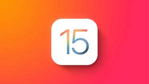 Ios 15 Pink Gradient Wallpaper