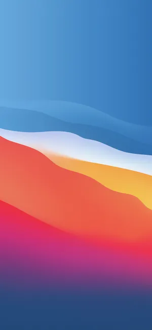 Ios 15 Wavy Pastel Lines Wallpaper