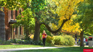 Iowa State University Masked Student Wallpaper