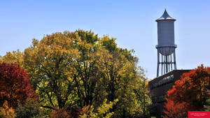 Iowa State University Water Tank Wallpaper