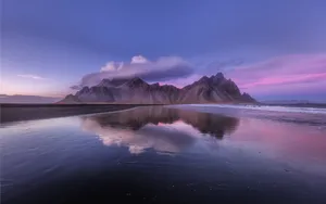 Ipad Pro 12.9 Mountain Beach Wallpaper