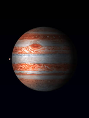 Ipad Pro Jupiter In Darkness Wallpaper