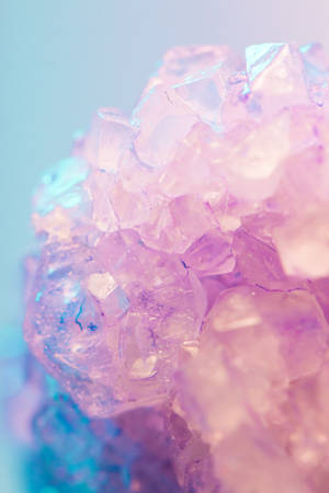 Iphone 11 Purple Crystal Micro Wallpaper