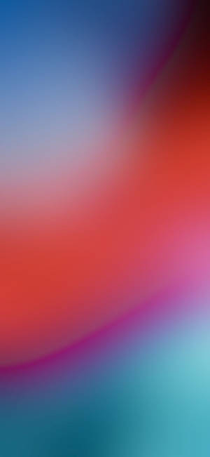 Iphone 12 Stock Red Blue Blur Wallpaper