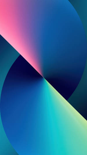 Iphone 13 Pro Max Gradient Disc Wallpaper