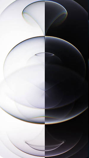 Iphone 14 Pro Black And White Wallpaper