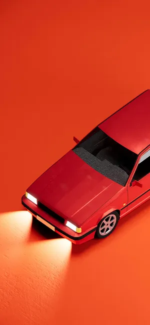 Iphone 14 Pro Red Car Wallpaper