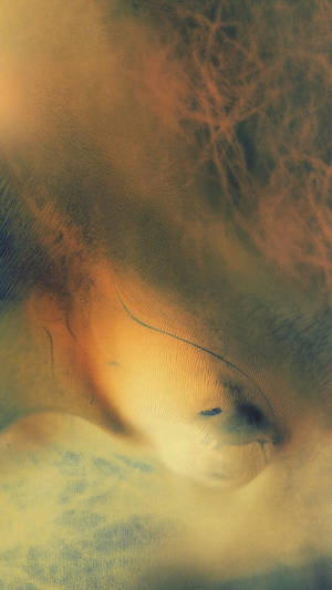 Iphone 6 Gold Default Ios 9 Photo Wallpaper