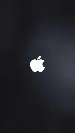 Iphone Apple Dark Gradient Wallpaper