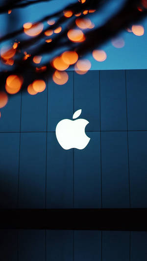 Iphone Apple Logo Building Wallpaper
