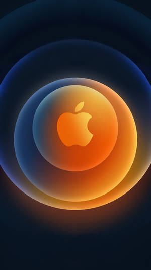 Iphone Apple Logo Circles Wallpaper