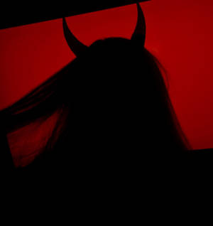 Iphone Baddie Devil Girl Silhouette Wallpaper