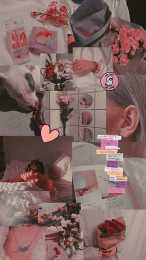 Iphone Collage Of Wallpaper And Sticky Notes Wallpaper