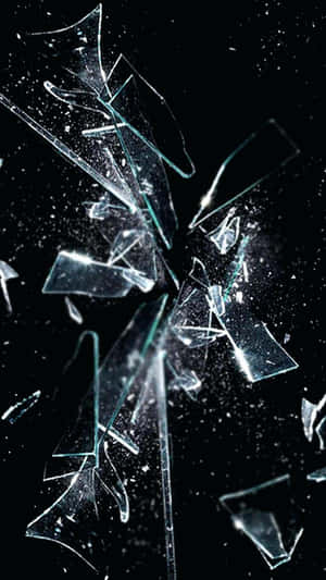 Iphone Cracked Screen Broken Prank Wallpaper