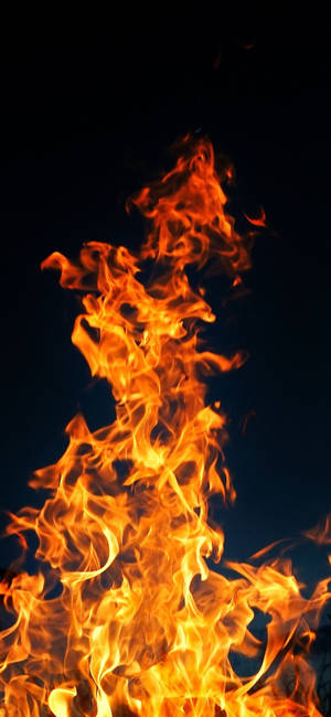 Iphone Fire Blazing Wallpaper