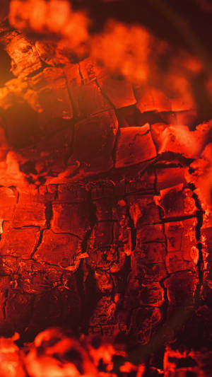 Iphone Fire Burn Trunk Wallpaper