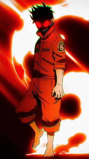 Iphone Fire Force Academia Wallpaper