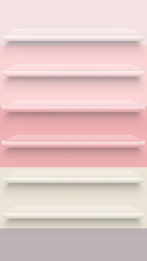 Iphone Home Screen Gradient Shelf Wallpaper
