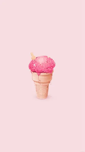 Iphone Simple Cute Ice Cream Wallpaper