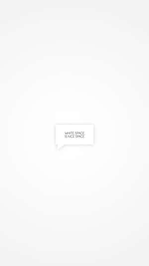 Iphone White Space Wallpaper