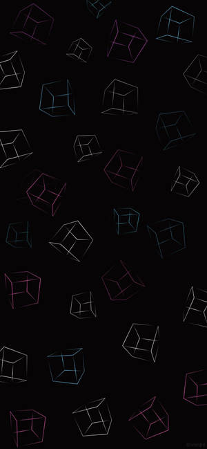 Iphone Xs Max Oled Cube Art Wallpaper