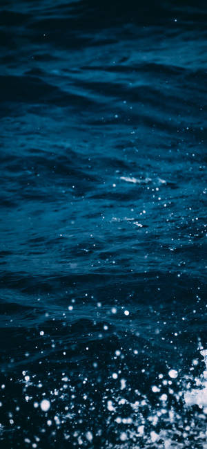 Iphone Xs Ocean Deep Blue Wallpaper