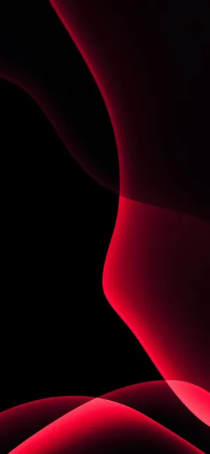 Iphones Xs Max Abstract Red Waves Wallpaper