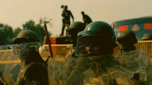 Ips Officers Riot Shield Wallpaper