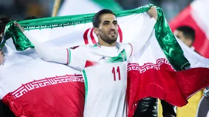 Iran National Football Team Player No. 11 Vahid Amiri Wallpaper