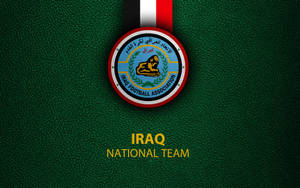 Iraq Football Association Dark Green Wallpaper