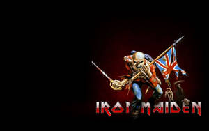 Iron Maiden Small Eddie Trooper Wallpaper