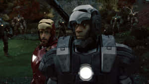 Iron_ Man_2_ Heroes_ Ready_for_ Battle Wallpaper