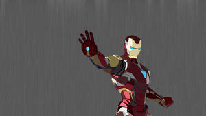 Iron Man 4k Blue Arc Reactor Art Wallpaper