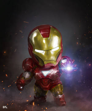 Iron Man 4k Cute Art Wallpaper