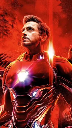 Iron Man 4k Iphone Red Sky Wallpaper