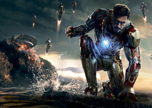 Iron Man 4k Ocean Art Wallpaper