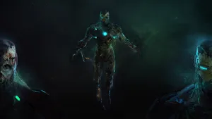 Iron Man 4k Zombie Version Wallpaper