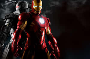 Iron_ Man_and_ War_ Machine_ Posing Wallpaper
