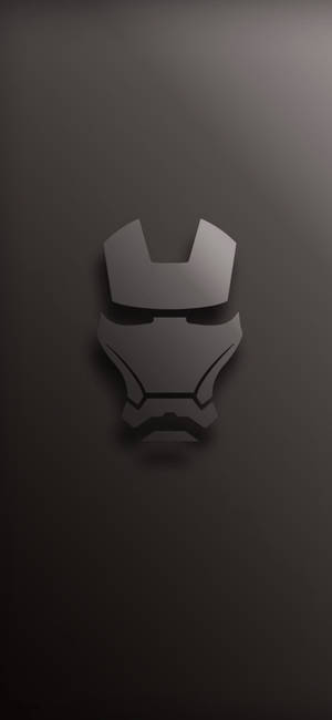 Iron Man Head Logo Marvel Iphone X Wallpaper