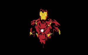 Iron Man Logo Abstract Art Wallpaper