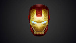 Iron Man Logo Cubism Art Wallpaper
