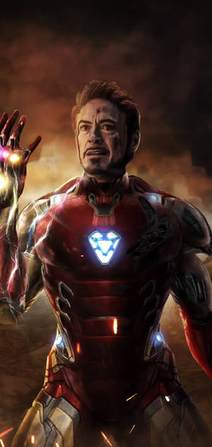 Iron Man Mark 85 Kneeling Wallpaper