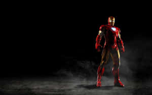 Iron Man2 Armored Hero Stance Wallpaper